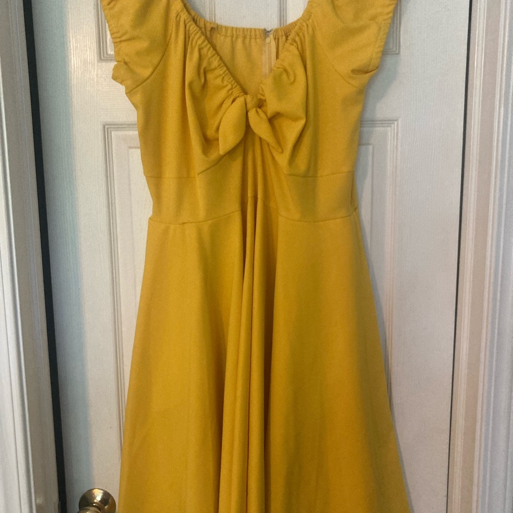Pinup Couture Natalie Yellow Dress